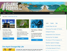 Tablet Screenshot of islamicstories.com